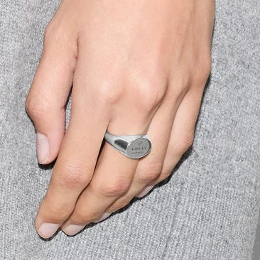 Gucci Trademark Oval Signet Ring