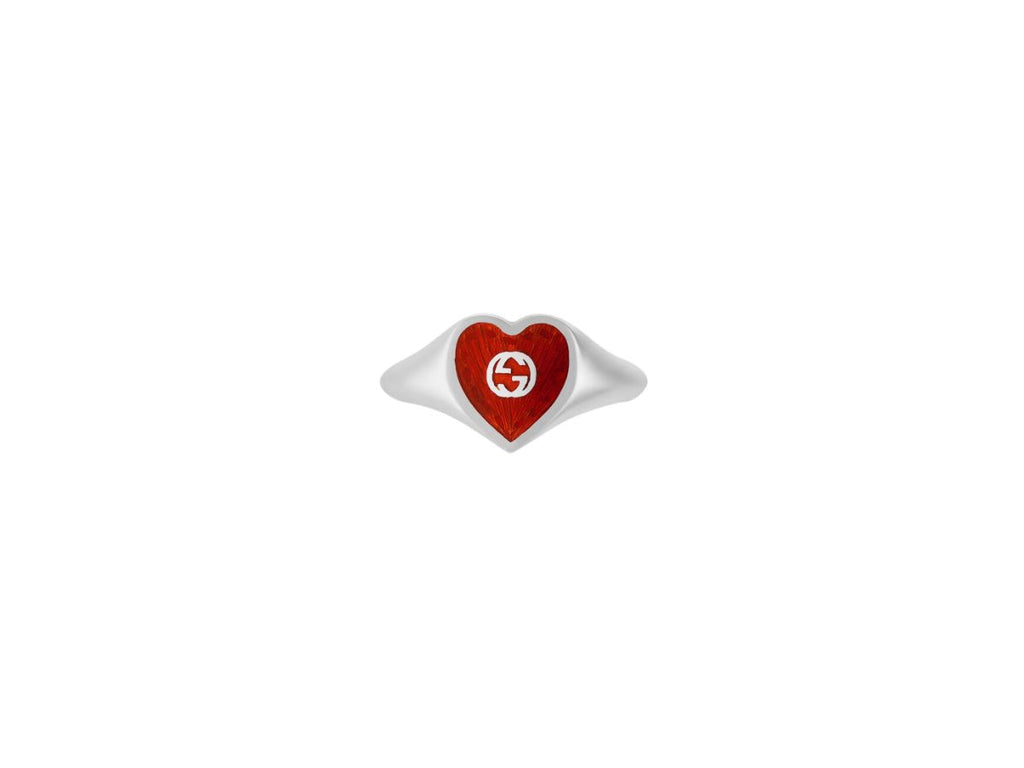Gucci Heart Interlocking G Ring