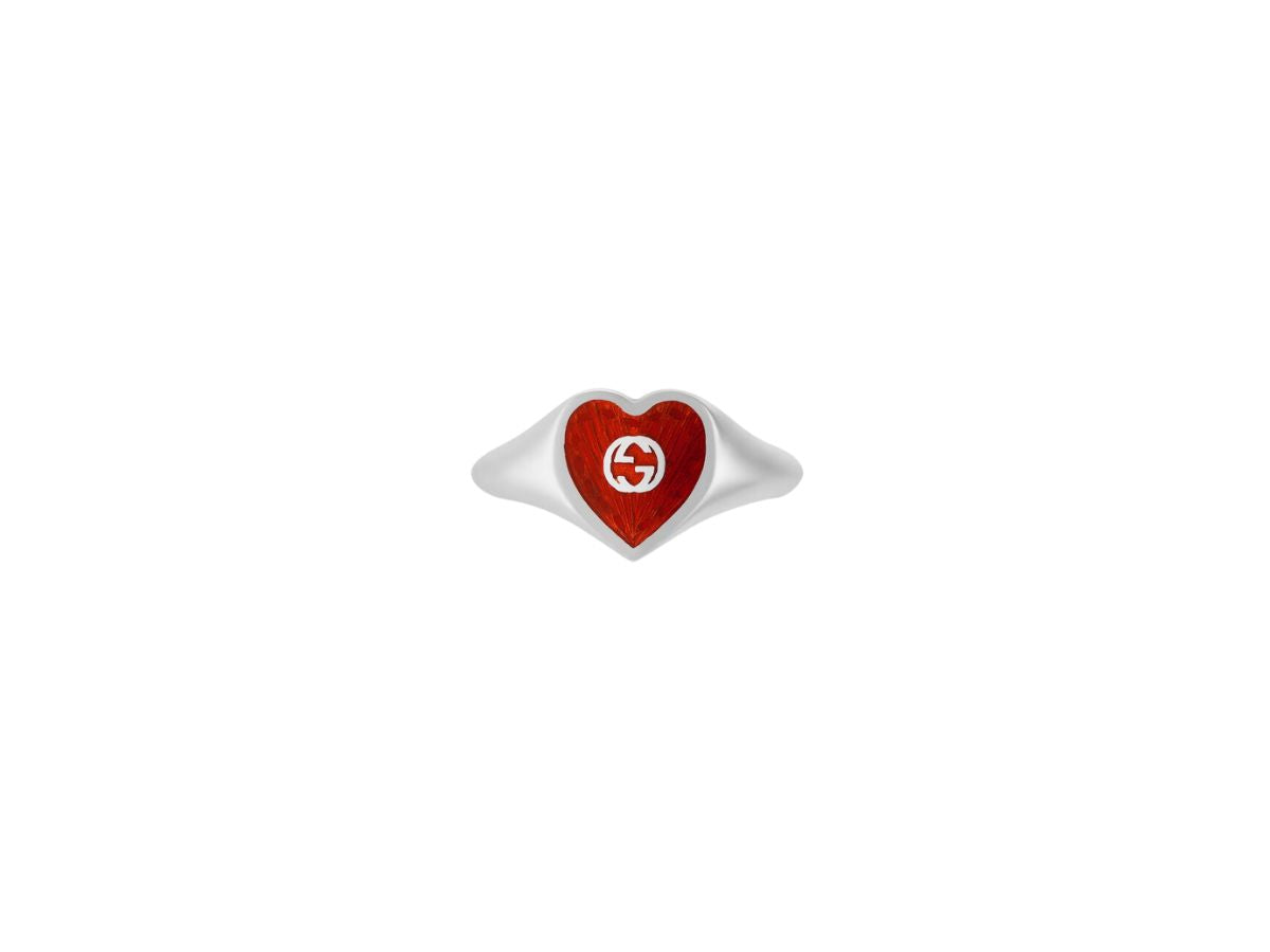 Gucci Heart Interlocking G Ring