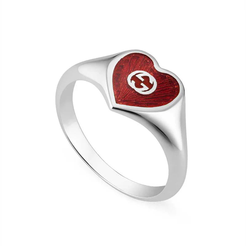 Gucci Heart Interlocking G Ring