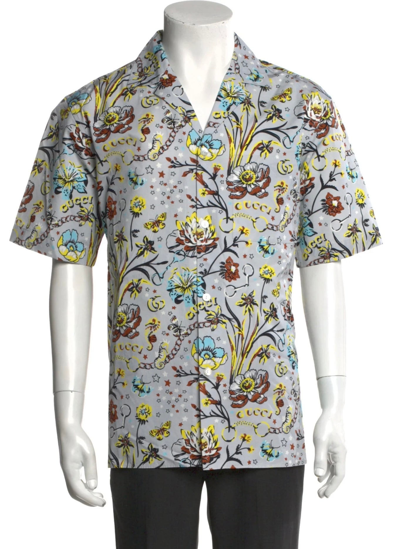 Gucci Floral Punk Print Shirt — IMG_6898 2