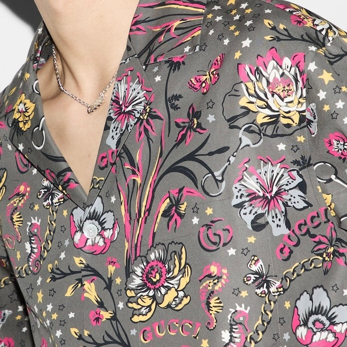 Gucci Floral Punk Print Shirt — IMG_6912
