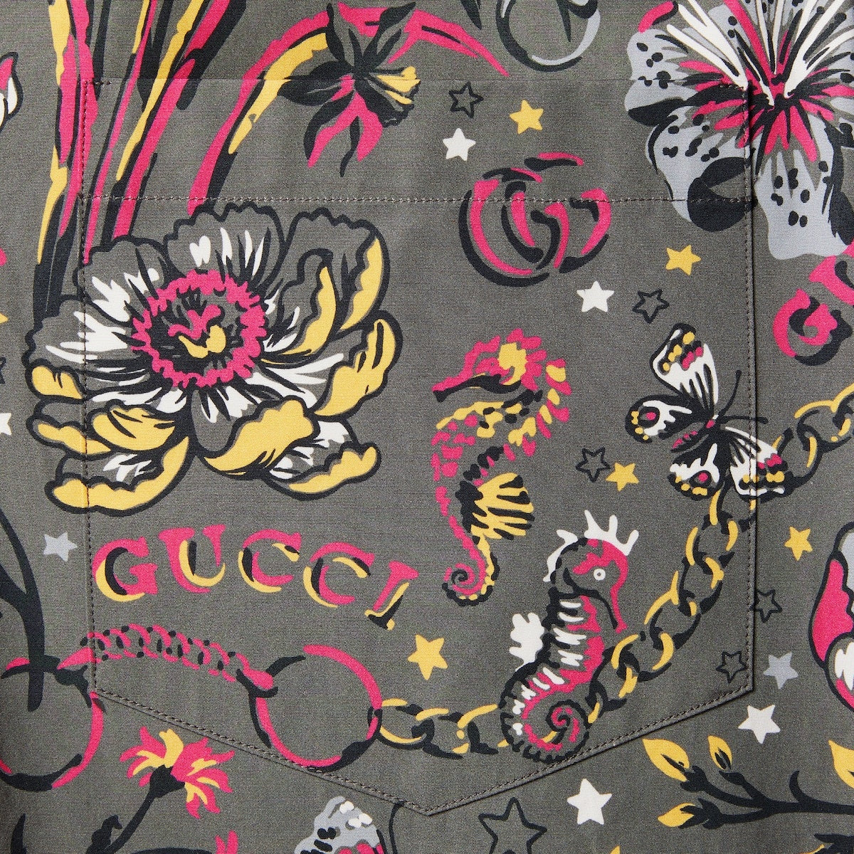 Gucci Floral Punk Print Shirt — IMG_6914