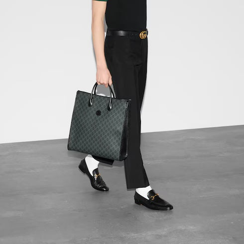 Gucci Interlocking G Supreme Canvas Tote Bag