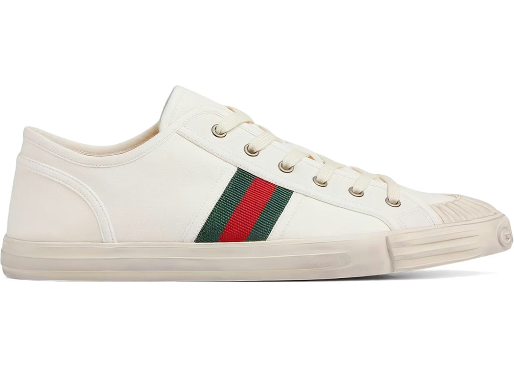 Gucci Low-Top Lace-Up Web Sneakers