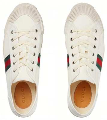 Gucci Low-Top Lace-Up Web Sneakers