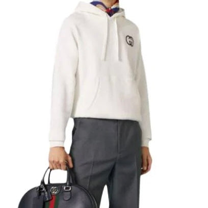 Gucci Interlocking G Hoodie — Off-White