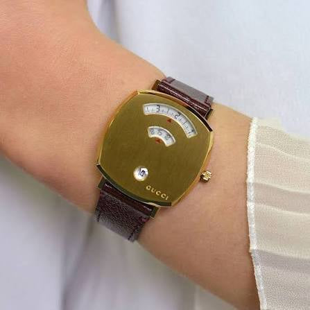Gucci Grip Watch — Silver PVD