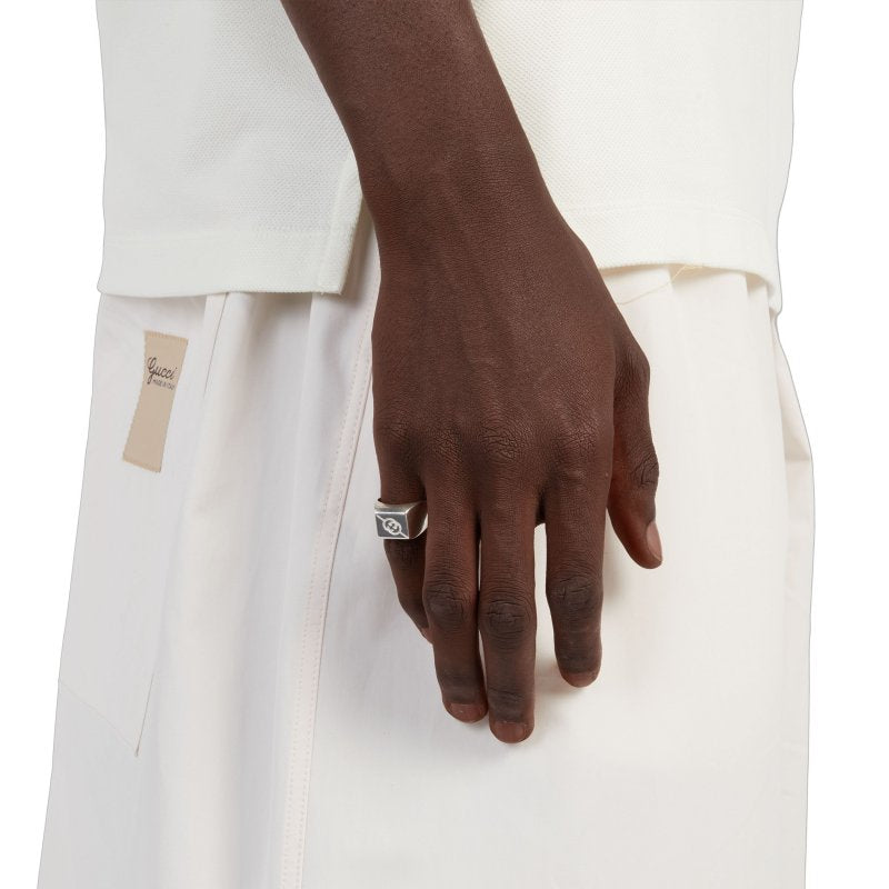 Gucci GG Signet Silver Ring