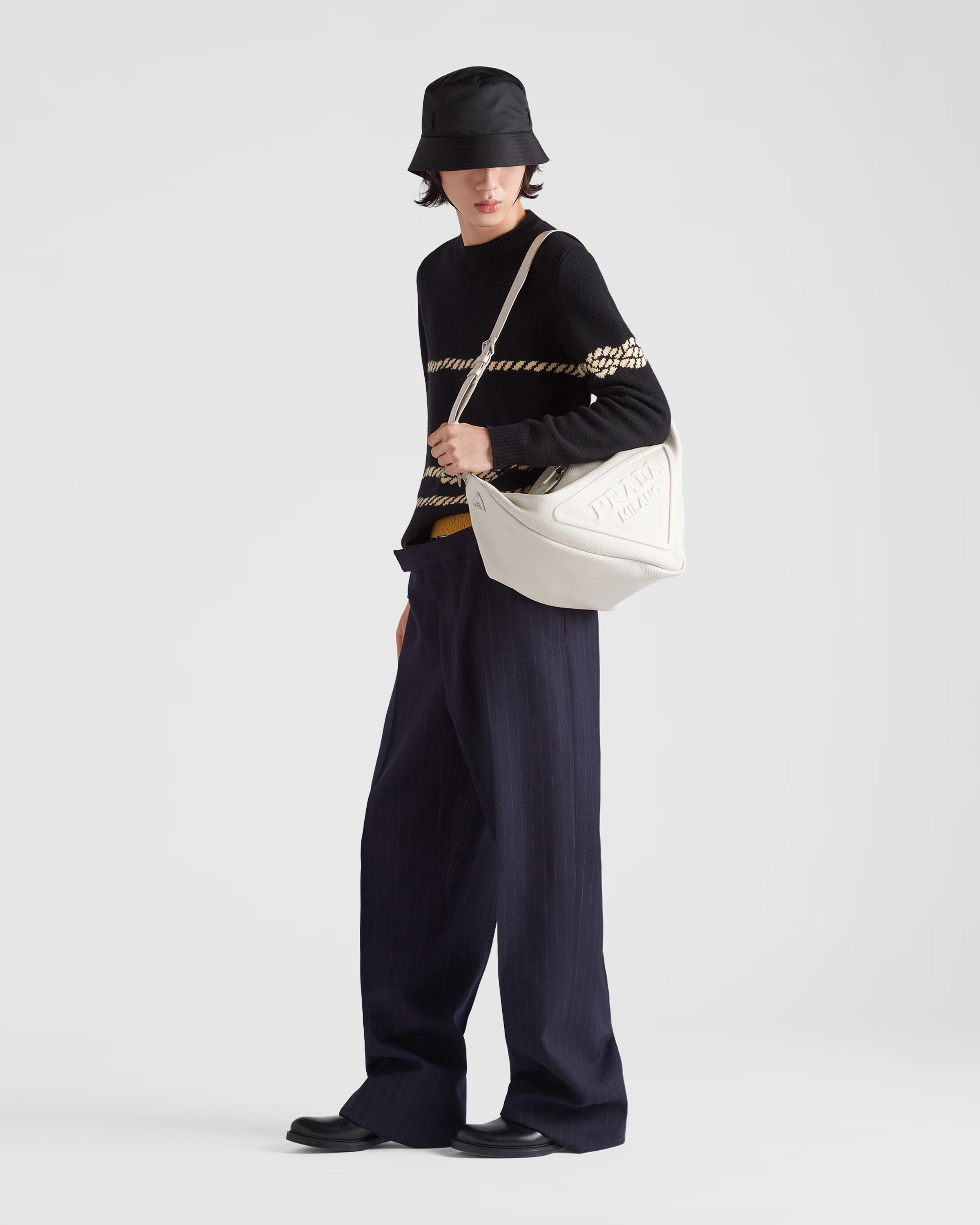Prada Triangle Logo Bag