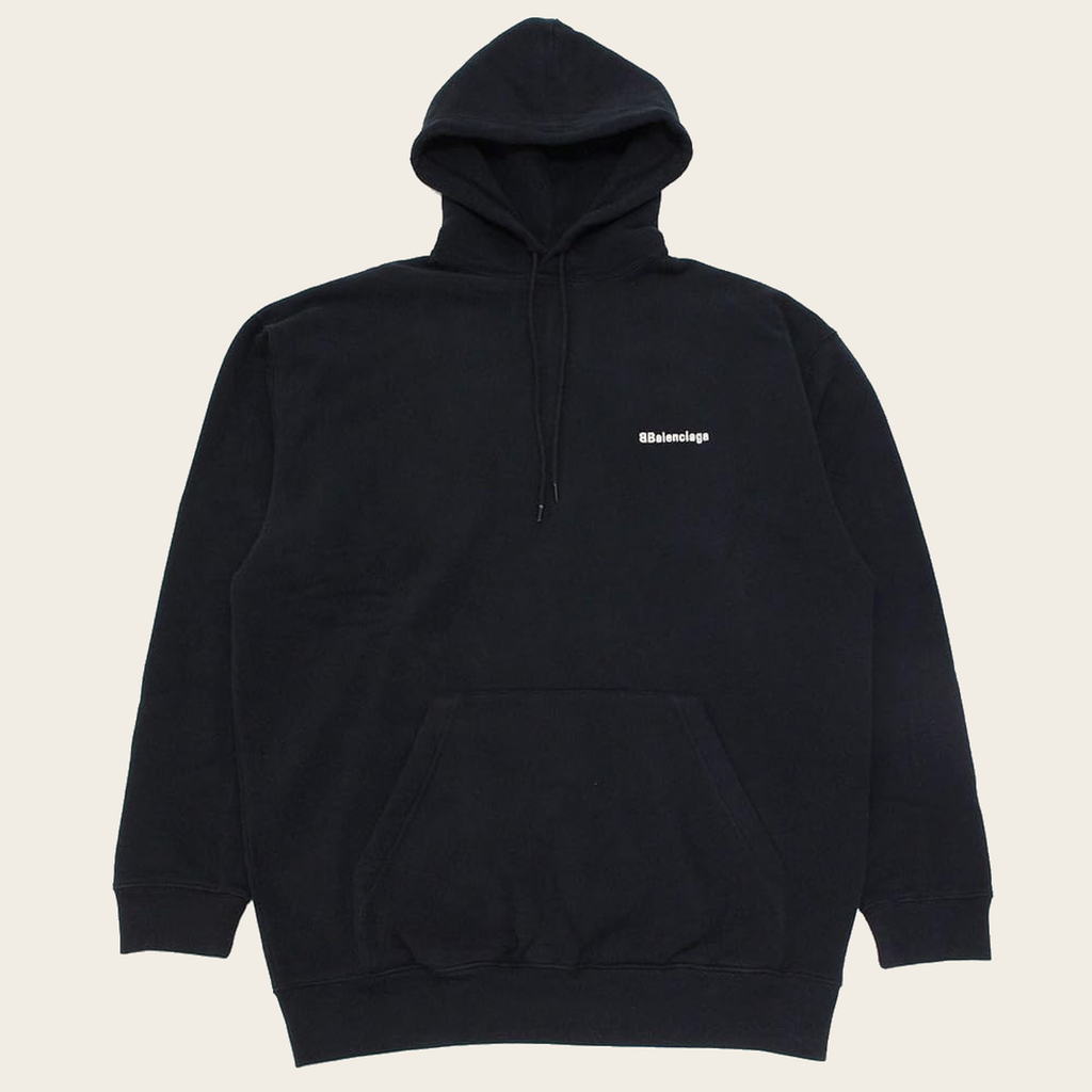 Balenciaga Corporate Logo Popover Hoodie