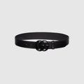 Gucci Black GG Buckle Belt