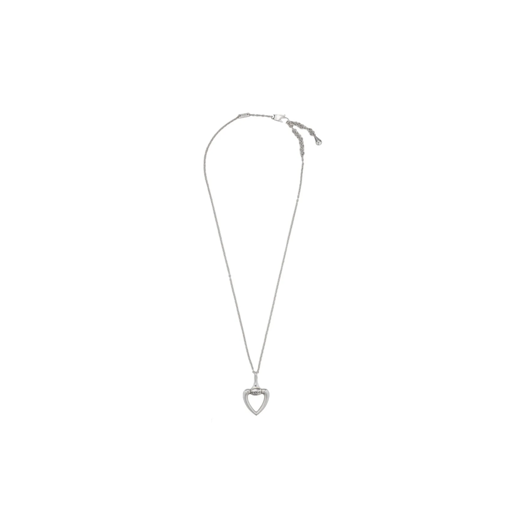 Gucci Heart Sterling Silver Necklace