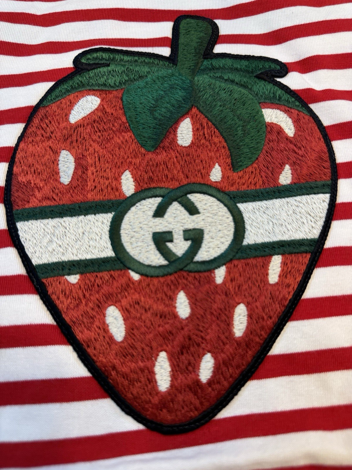 Gucci GG Striped Pet Polo