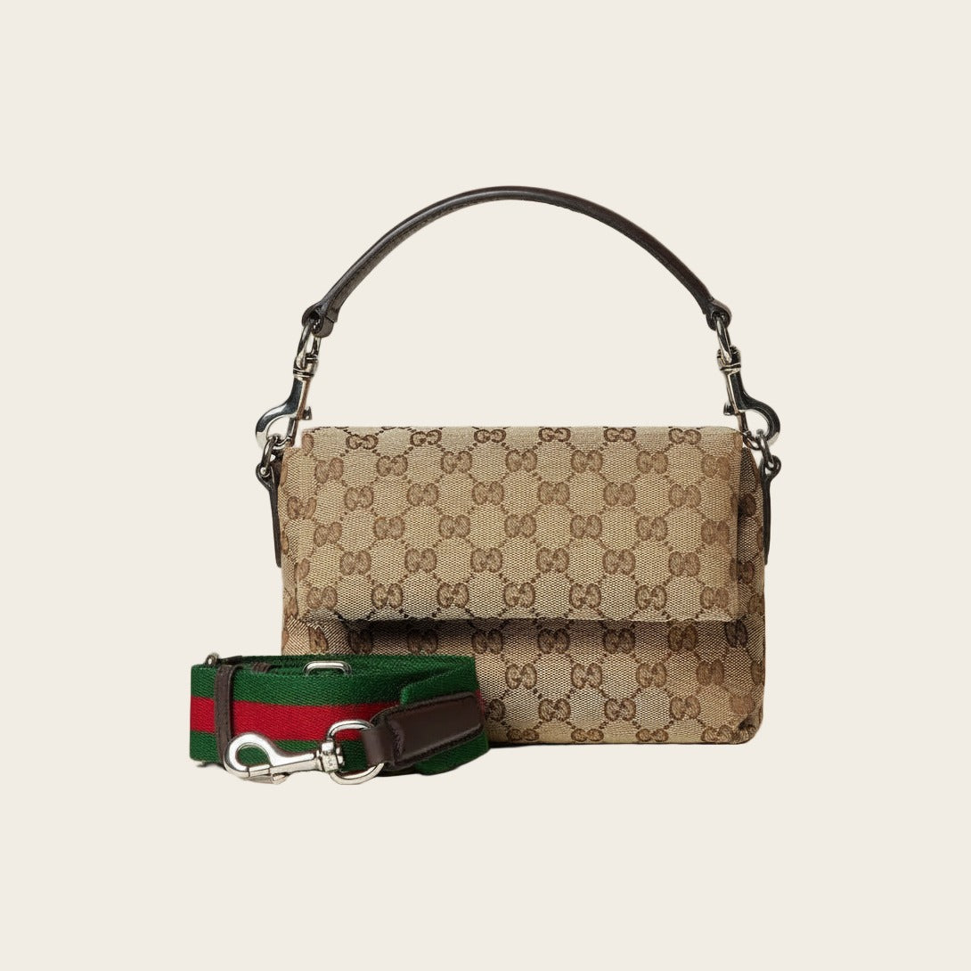 Gucci GG Crossbody Bag with Web