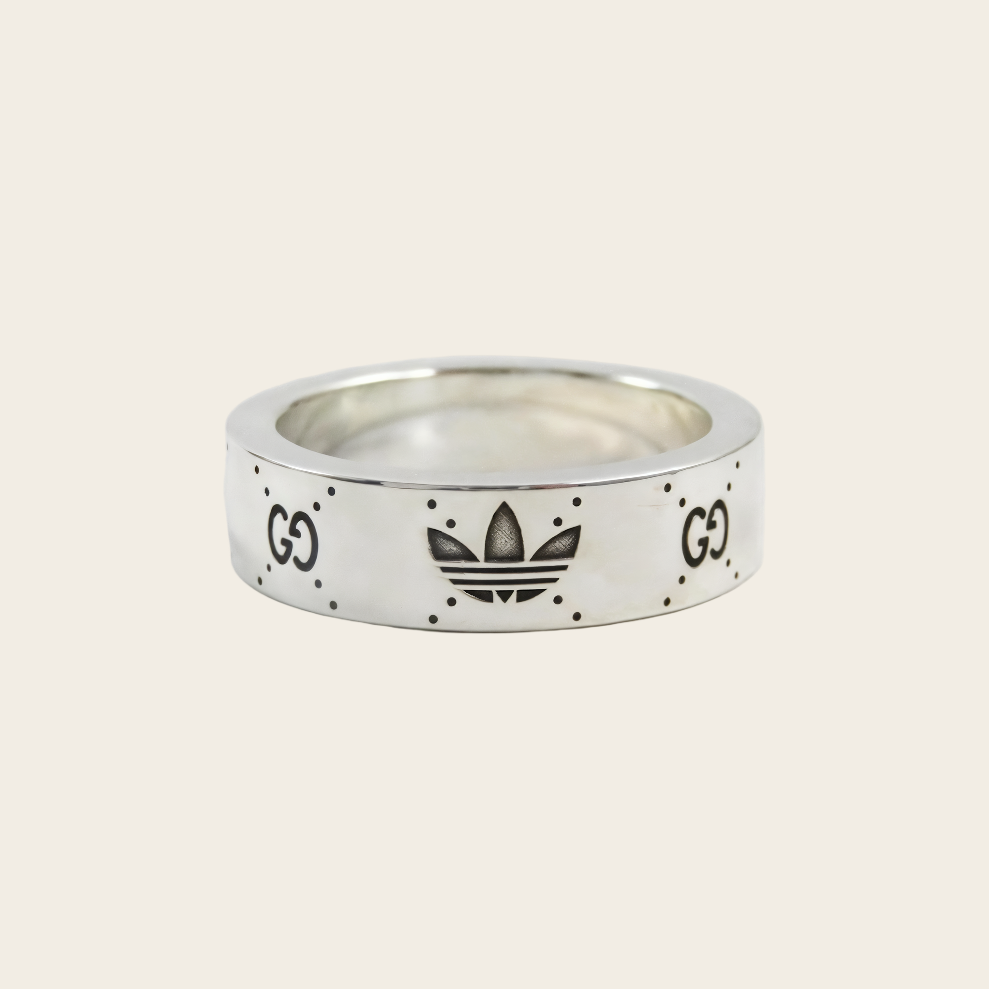 Gucci x Adidas Engraved Ring