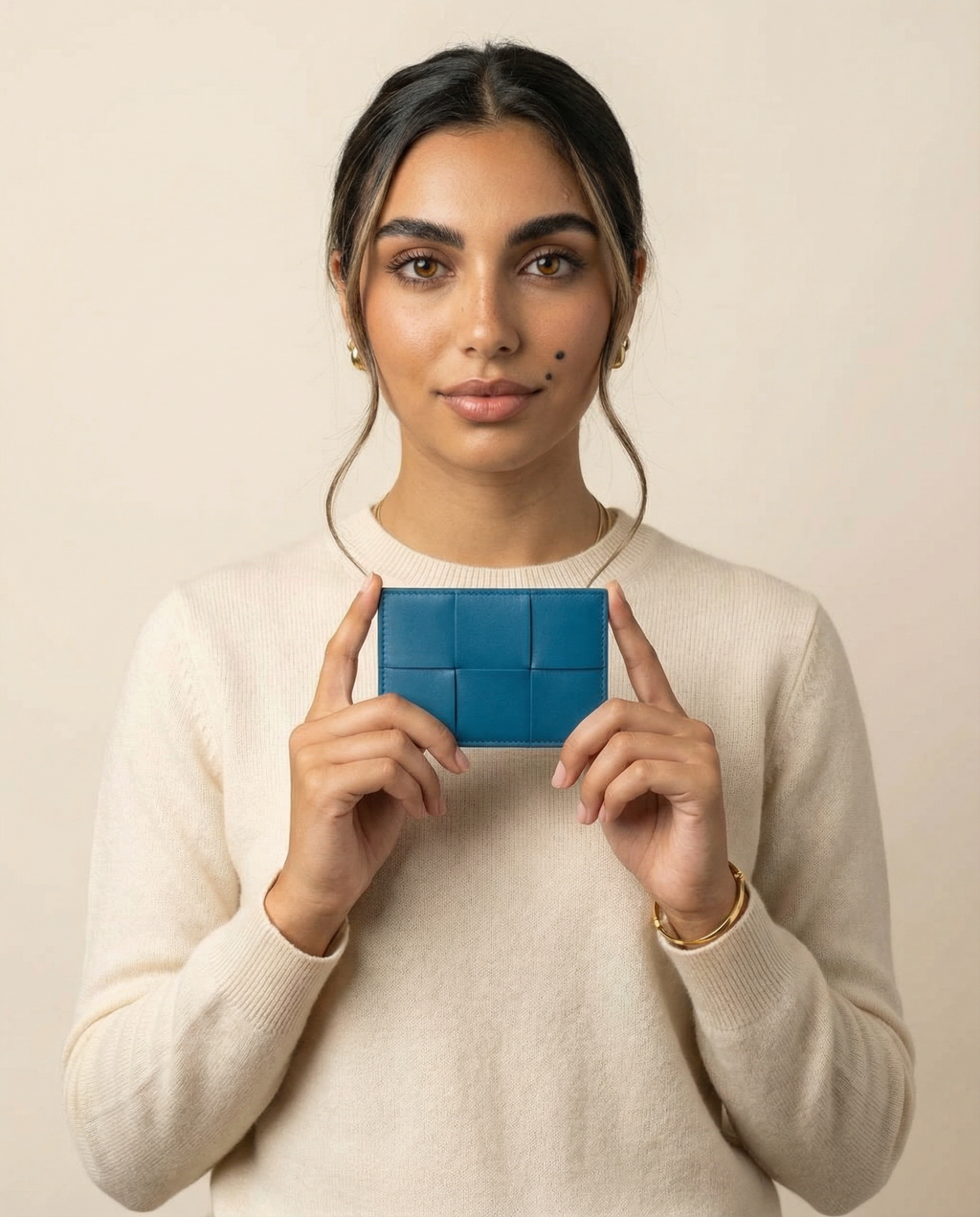 Cassette Card Holder Brown