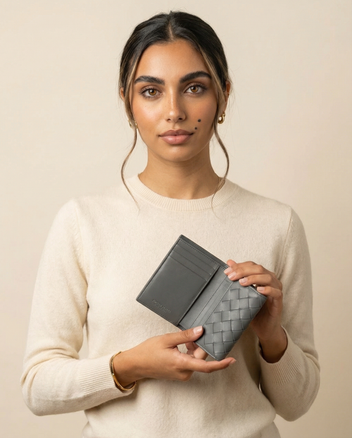Intrecciato Bi-Fold Wallet
