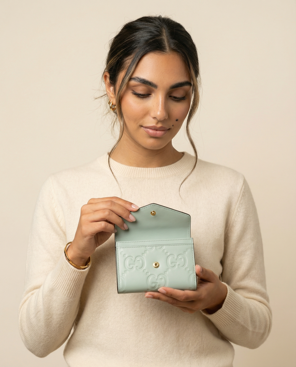Jumbo GG Wallet Mint