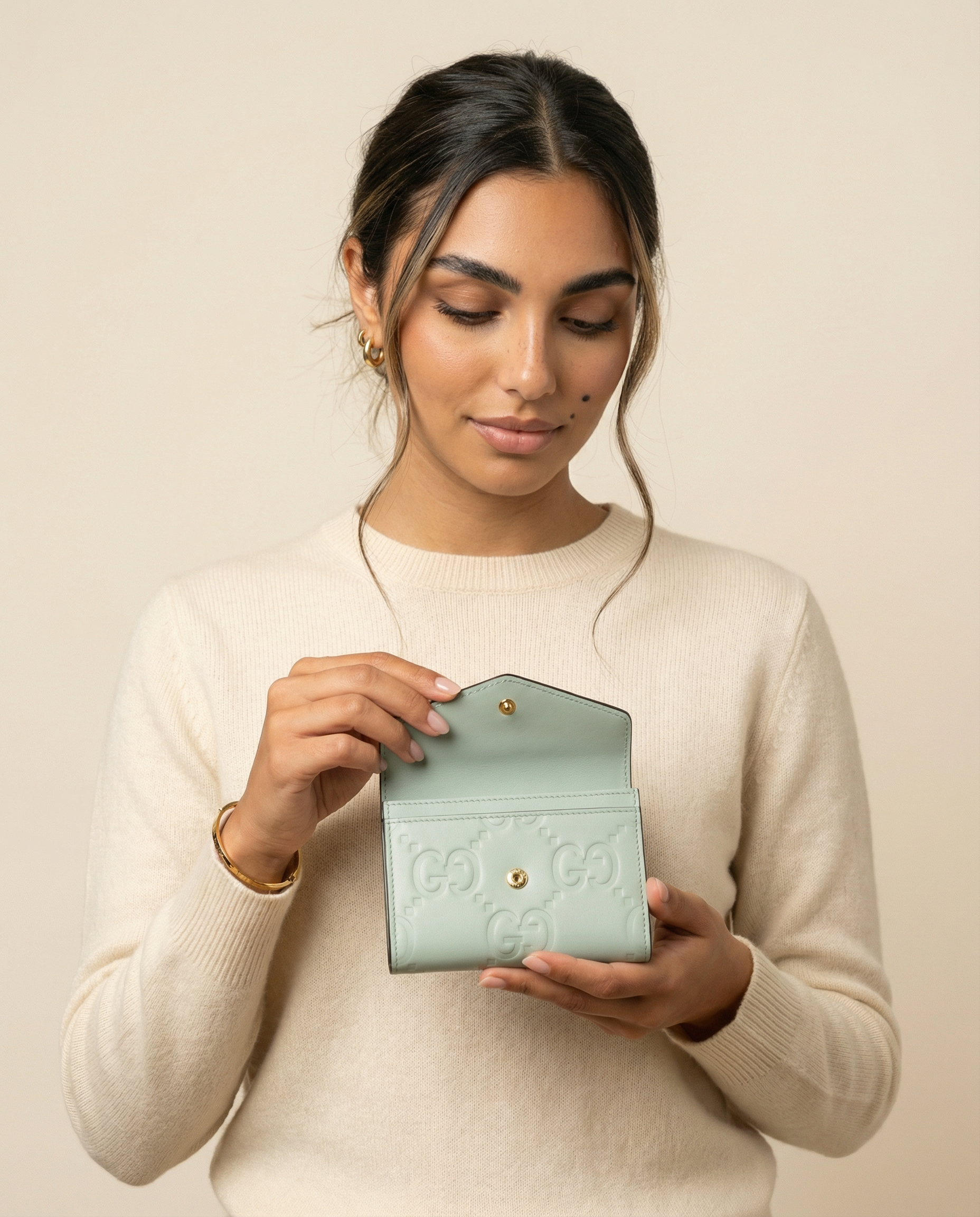 Jumbo GG Wallet Mint