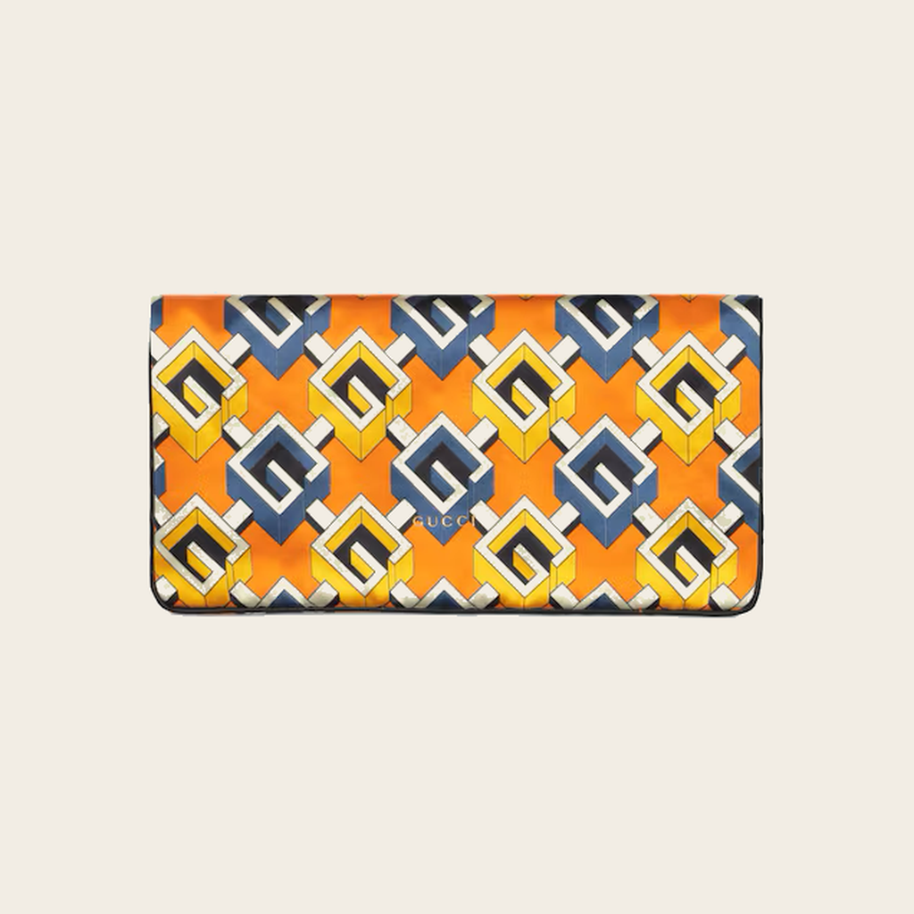 Gucci Geometric G Silk Mask