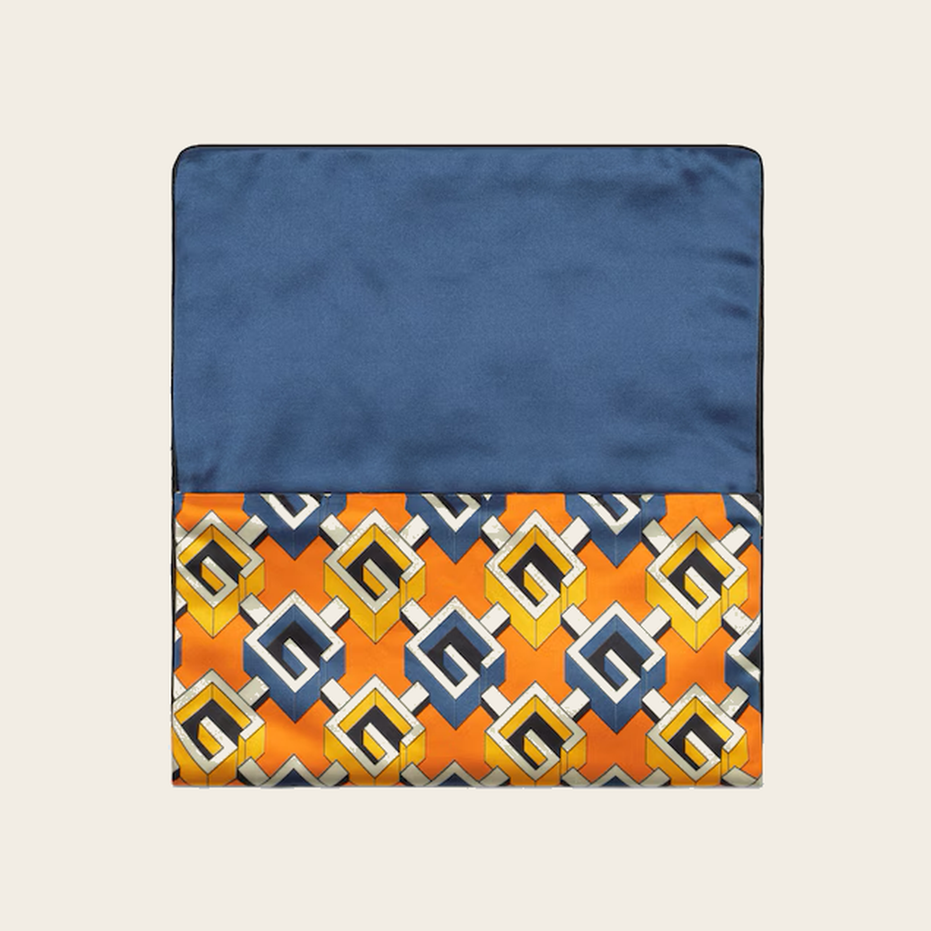 Gucci Geometric G Silk Mask