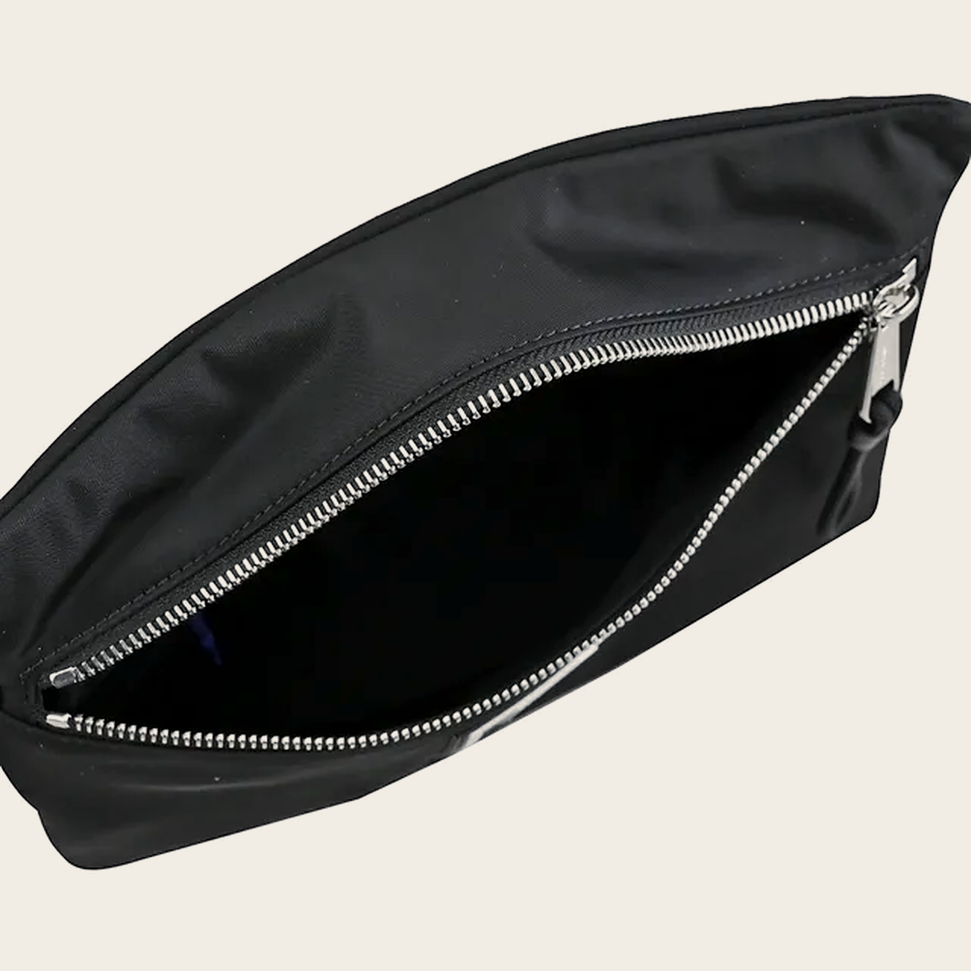 Burberry Handle Logo Pouch interior