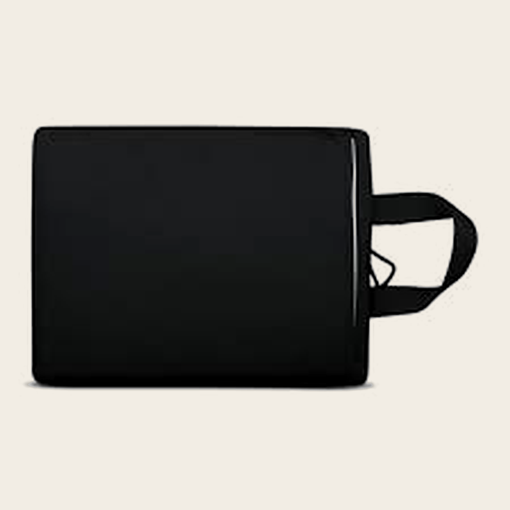 Burberry Handle Logo Pouch back flat