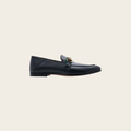 Gucci Horsebit Web Loafer — Black