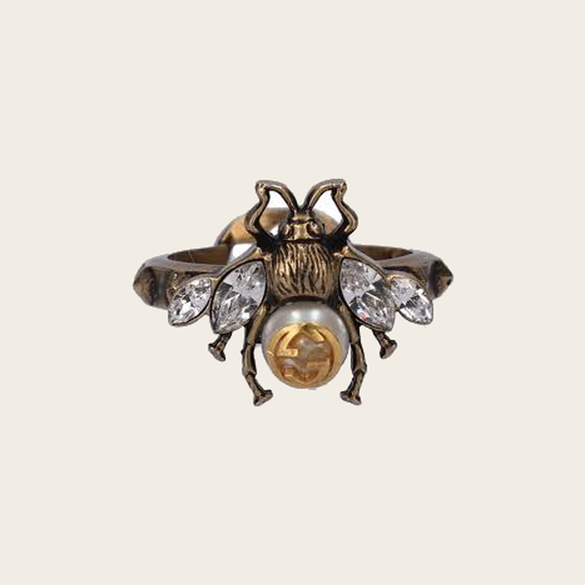 Gucci Bee Embellished Ring