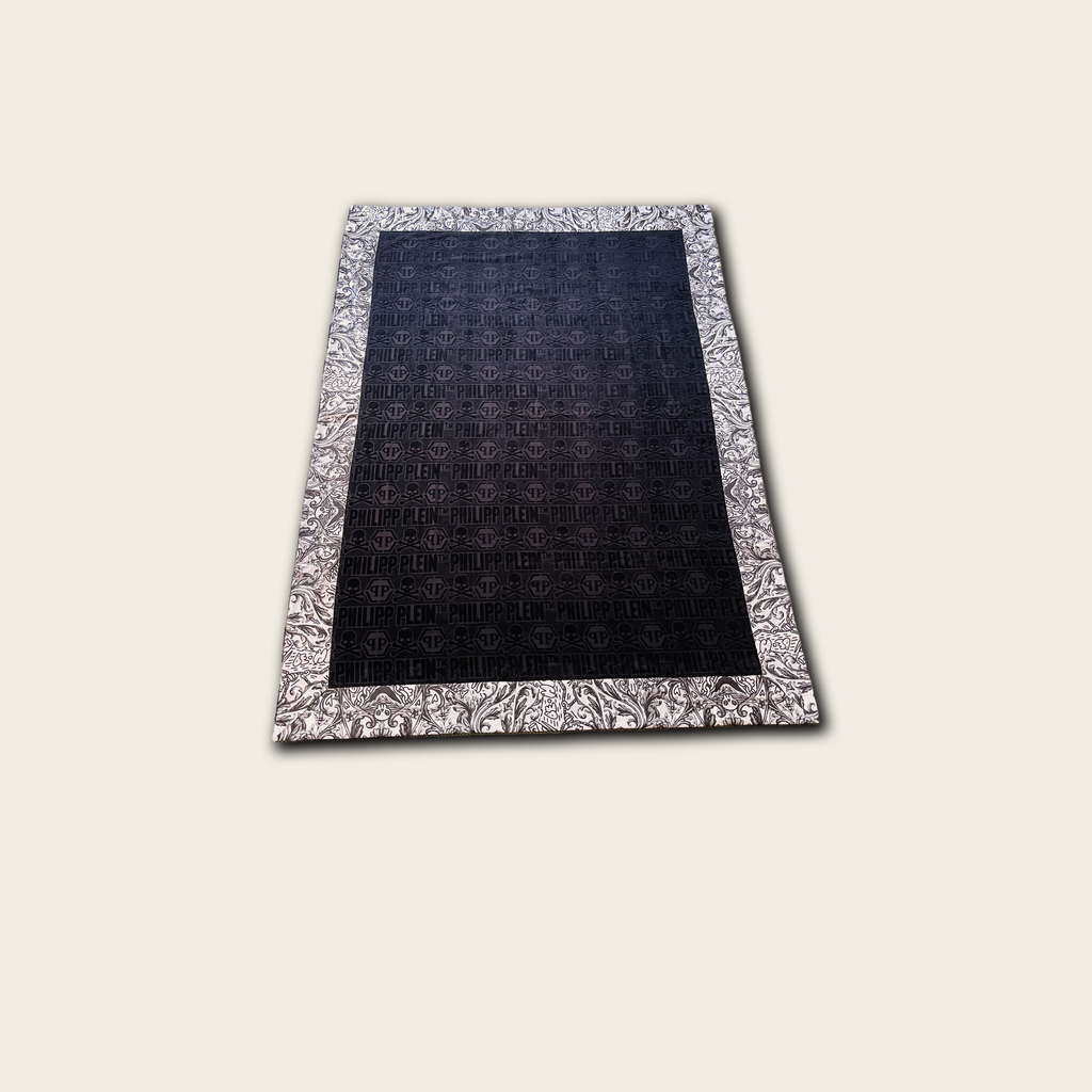 Philipp Plein Logo Black Towel