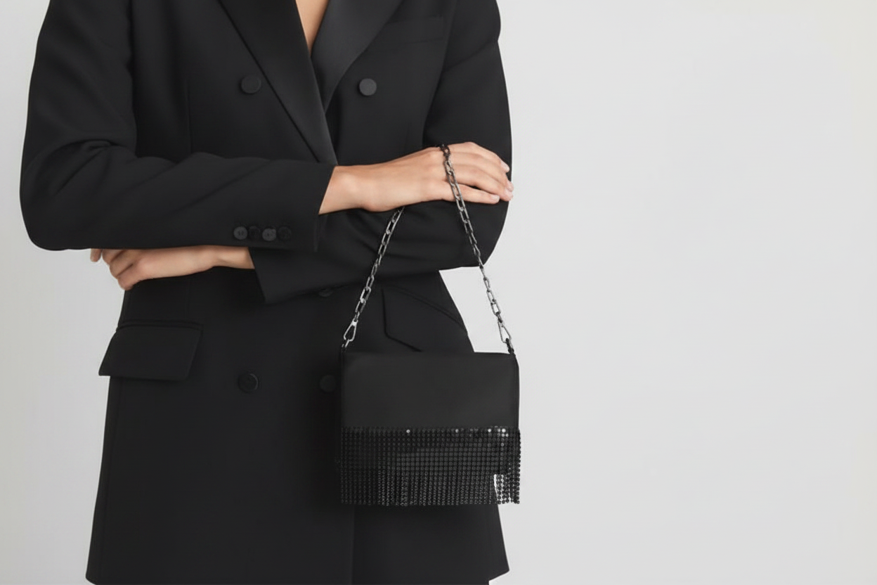 Reiss Azure East West Mini Bag - Image 4