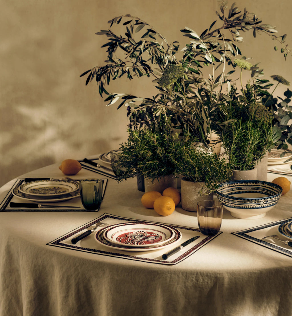 Porcelain Set of 6 Plates
