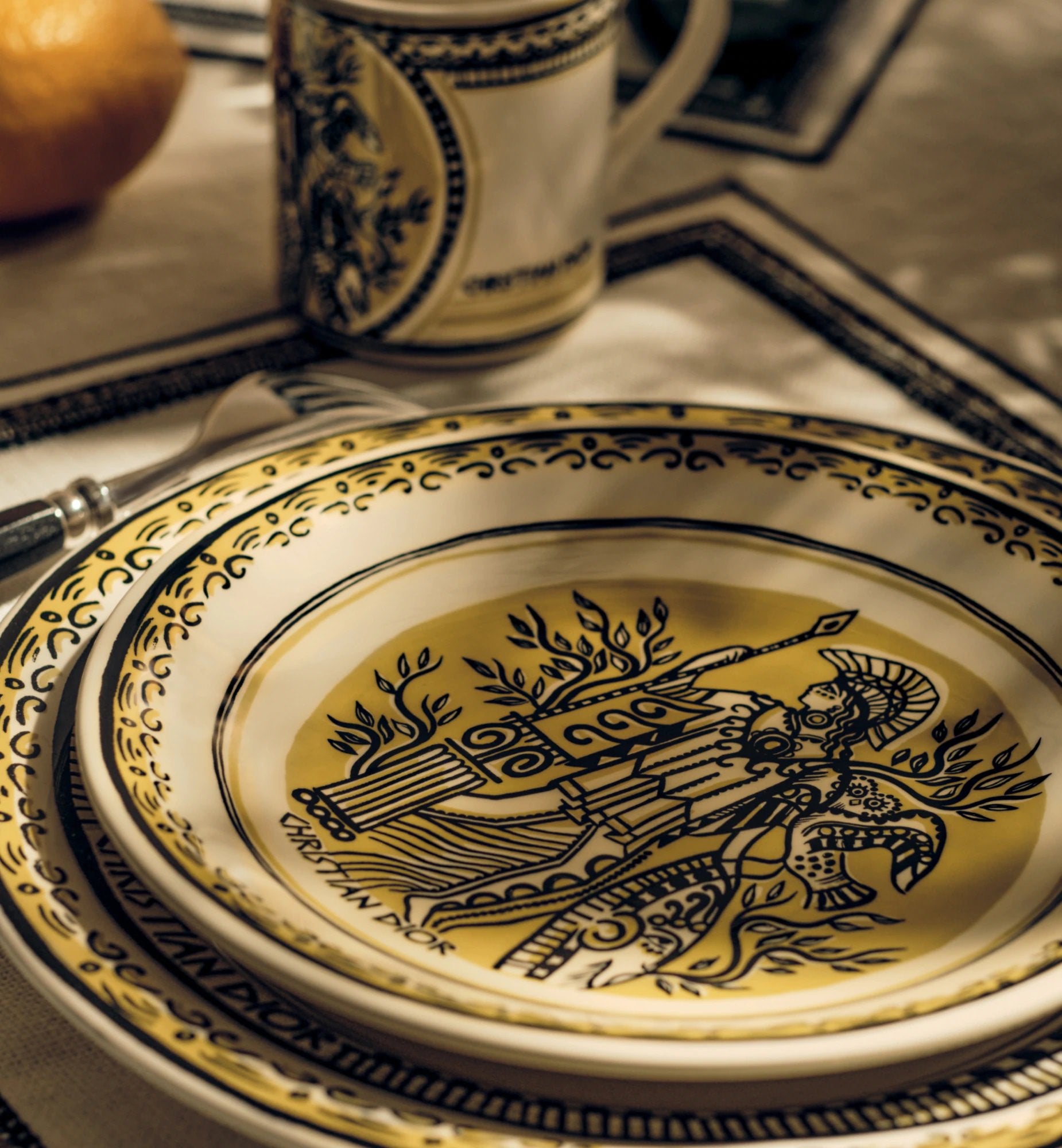 Porcelain Set of 6 Plates