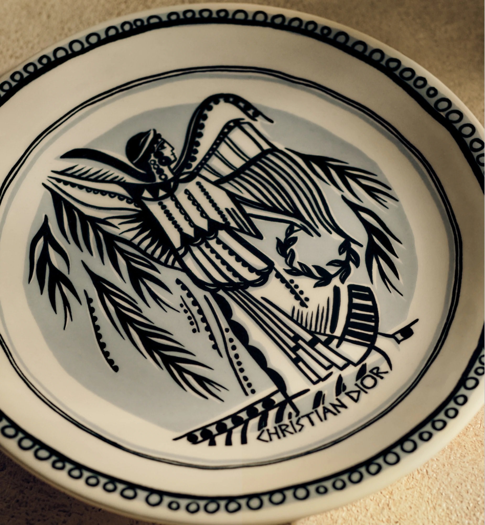 Porcelain Set of 6 Plates